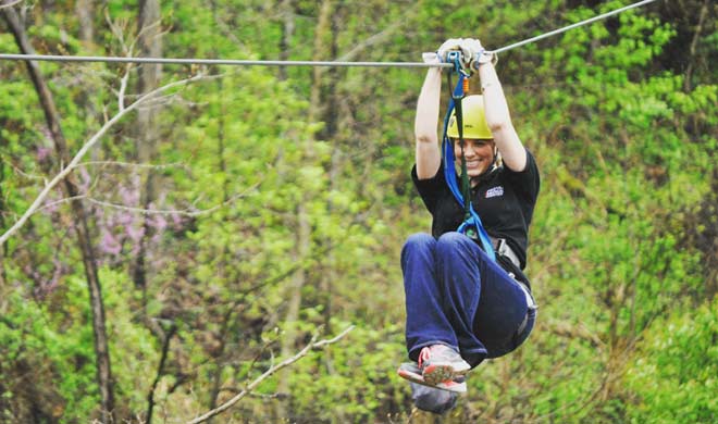 White Lightning Zipline